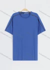 Wholesale Men's Sporty Plain Round Neck Short Sleeve Tee - Liuhuamall