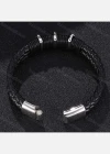 Wholesale Genuine Leather Stainless Steel Magnetic Buckle Bracelet SP0362# - Liuhuamall