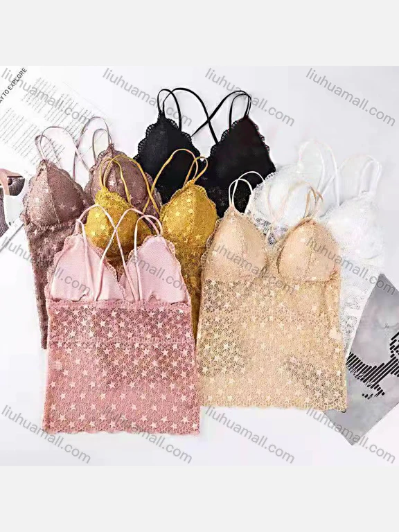 Wholesale Women's Sexy Guipure Lace Applique Bra
