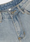 Wholesale Woman's Casual Plain 100%Cotton Pockets Ripped Pearl Decor Distressed Shorts - Liuhuamall