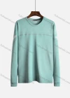 Wholesale Men's High Stretchy Round Neck Striped Athletic Long Sleeve Sweatshirt 2092# - Liuhuamall
