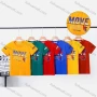 Wholesale Boy's Casual Letter Print Round Neck Short Sleeve Modal Cotton Tee preview