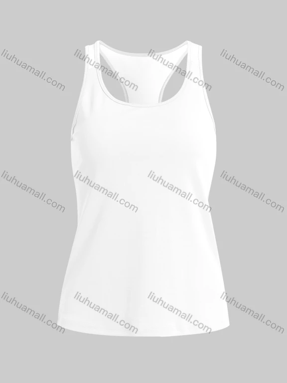 Wholesale Women's Sporty Plain Breathable Mesh Quick Dry Fitness Yoga Tank Top