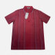 Men's Casual Striped Short Sleeve Patch Pocket Polo Shirts Red Clothing Wholesale Market -LIUHUA