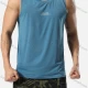 Wholesale Men's Athletic Workout Breathable Quick Dry Gym Tank Top 8026-4# Light Sea Green Clothing Wholesale Market Liuhua