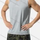 Wholesale Men's Athletic Workout Breathable Quick Dry Gym Tank Top 8026-4# Light Gray Clothing Wholesale Market Liuhua