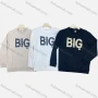 Wholesale Men's 100%Cotton Casual Letter Print Round Neck Long Sleeve T-Shirt preview