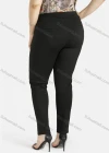 Wholesale Women's Plus Size Rhinestone Elastic Waist Plain Casual Skinny Pants - Liuhuamall
