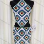 Wholesale Women's Casual Hollow Out Halter Sleeveless Top & Bodycon Short Skirt preview