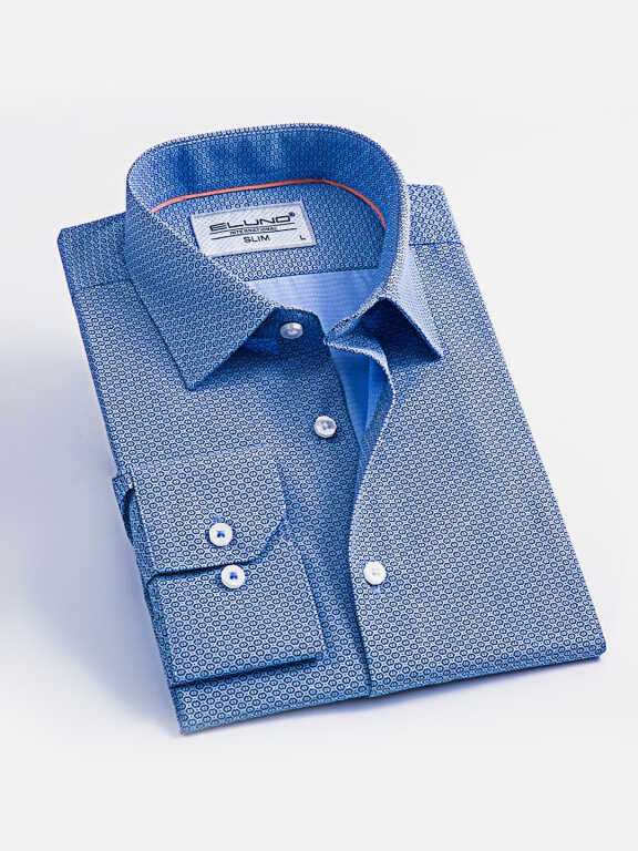 Men's Formal Collared Long Sleeve Button Down Allover Print Shirts, Clothing Wholesale Market -LIUHUA, All Categories