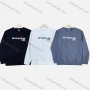 Wholesale Men's 100%Cotton Casual Letter Print Round Neck Long Sleeve T-Shirt preview