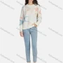 Wholesale Women's Casual Knit Round Neck Long Sleeve Sweater Tops 02# preview