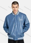 Wholesale Men's PU Leather Baseball Jacket - Liuhuamall