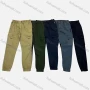 Wholesale Men's Casual Plain Flap Pockets Drawstring Cargo Pant AK7375# preview