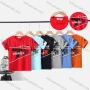 Wholesale Boy's Casual Letter Print Round Neck Short Sleeve Modal Cotton Tee preview