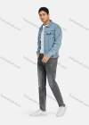 Wholesale Men's Casual Distressed High Waist Ankle Length Denim Pants - Liuhuamall