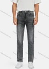 Wholesale Men's Casual Distressed High Waist Ankle Length Denim Pants - Liuhuamall