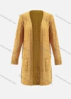 Wholesale Women's Casual Cable Knit Long Sleeve Sweater Cardigan - Liuhuamall
