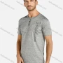 Wholesale Man's Regular Fit Letter Graphic Henley Shirt preview