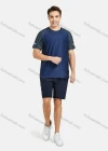 Wholesale Men's Athletic Short Sleeve Colorblock Running T-shirts - Liuhuamall