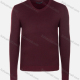 Wholesale Men's Casual Slim Fit Plain V Neck Long Sleeve Wool Blend Sweater 8101# Maroon Guangzhou Clothing Wholesale Market & Suppliers -LIUHUAMALL