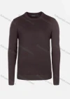 Wholesale Men's Casual Slim Fit Plain Crew Neck Long Sleeve Wool Blend Sweater 8102# - Liuhuamall