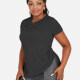 Women's Plus Size Round Neck Appliques Pearl Asymmetrical Hem Blouse 12# Clothing Wholesale Market -LIUHUA