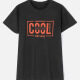 Men's Casual Crew Neck Short Sleeve Letter Graphic T-shirts Black Clothing Wholesale Market -LIUHUA