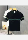 Wholesale Men's Short Sleeve Striped Polo Shirt - Liuhuamall