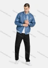 Wholesale Men's PU Leather Baseball Jacket - Liuhuamall