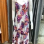 Wholesale Women's V Neck Spaghetti Strap Button Decor Abstract Print Maxi Dress 99756# preview