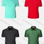 Wholesale Men's Classic Striped Slim Fit Two Button Placket Short Sleeve Polo Shirt preview