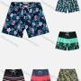 Wholesale Men's Quick Dry Drawstring Side Pockets Mesh Lining Beach Shorts preview