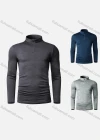 Wholesale Men's Sports Stand Collar Quarter Zip Long Sleeve Running Workout Pullover Sweatshirt X002# - Liuhuamall