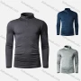 Wholesale Men's Sports Stand Collar Quarter Zip Long Sleeve Running Workout Pullover Sweatshirt X002# preview