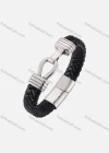Wholesale Genuine Leather Stainless Steel Magnetic Buckle Bracelet SP0278# - Liuhuamall