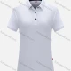 Wholesale Women's Casual Vented Hem Short Sleeve Polo Shirt 6882B# White Clothing Wholesale Market Liuhua