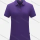 Wholesale Women's Casual Vented Hem Short Sleeve Polo Shirt 6882B# Purple Clothing Wholesale Market Liuhua