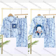 Wholesale Boys Cartoon Lapel Pocket Button Down Long Sleeve Lounge Pajamas 2 Piece Set 23# Blue Wholesale Clothing Market & Suppliers -LIUHUAMALL