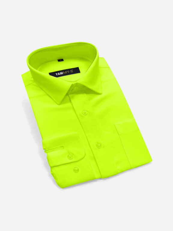 Men's Casual Plain Button Down Long Sleeve Shirts YM011#, Clothing Wholesale Market -LIUHUA, MEN, Casual-Top