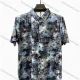 Wholesale 2026 Wholesale In Stock Men's Slim Fit Floral Print Short Sleeve Dress Shirt | Casual Formal Business Button - Down Shir Blue Clothing Wholesale Market Liuhua