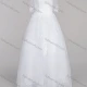Wholesale Women's Glamorous Off Shoulder Embroidery Sequin Corset Bodice Classic Tulle Wedding Dress White Clothing Wholesale Market Liuhua