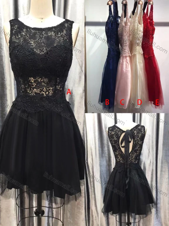 Wholesale Women's Glamorous Plain Lace Up V Neck Appliques Lace Pearl Decor Bridesmaid Dress WS-A047#