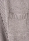 Wholesale Women's Plain Rib-Knit Sleeveless Open Front Dual Pocket Cardigan - Liuhuamall