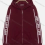 Wholesale Women's Casual Long Sleeve Zipper Letter Print Kangaroo Pockets Hoodie preview