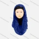 Wholesale Women's Casual Plain Guipure Lace Long Arabic Muslim Hijab Turban Scarf 10# Clothing Wholesale Market Liuhua