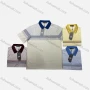 Wholesale Men's Casual Striped Allover Print Short Sleeve Patch Pocket Polo Shirts preview