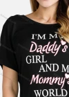 Wholesale Women's Causal Short Sleeve Round Neck Letter Print T-Shirt - Liuhuamall