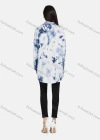 Wholesale Women's Collar Drop Shoulder Button Down Buckle Strap Cuff Flap Pockets Sequin Decor Tie Dye Curved Hem Tunic - Liuhuamall