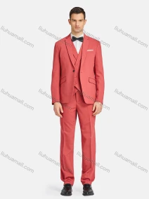 Wholesale Men's Formal Lapel One Button Blazer & Waistcoat & Suit Pants 3-Piece Set 935-56#, LIUHUA CLOTHING WHOLESALE